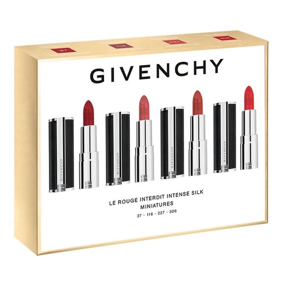 Givenchy Other - Givenchy Le Rouge Interdit "Mini Couture Collection" (4) Lipsticks BNIB